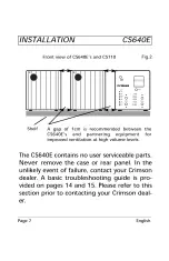 Предварительный просмотр 7 страницы Crimson CS640E Instruction Manual