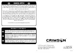 Preview for 7 page of Crimson TP63 Instruction Manual