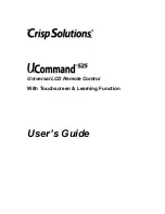 Предварительный просмотр 1 страницы Crisp Solutions UCommand-525 User Manual