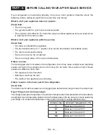 Preview for 18 page of CRISTAL BS216EW User Manual