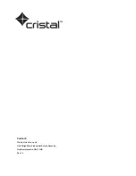 Preview for 12 page of CRISTAL MNBX18 Instruction Manual