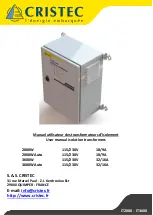 Cristec 3600W-A User Manual предпросмотр