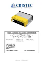 Cristec CPS3 12V/80A User Manual предпросмотр