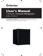 Criterion CCR15CE1B User Manual preview