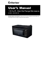 Предварительный просмотр 1 страницы Criterion CMh16G1B User Manual