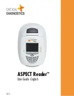 Critical Diagnostics ASPECT Reader User Manual preview