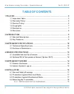 Preview for 2 page of Critical Environment Technologies CGAS-A Series Installation & Operation Manual