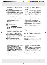 Предварительный просмотр 7 страницы Crivit Beach 86426 Operation And Safety Notes