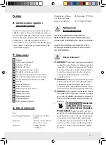 Предварительный просмотр 11 страницы Crivit Beach 86426 Operation And Safety Notes