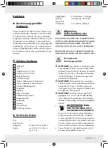 Предварительный просмотр 37 страницы Crivit Beach 86426 Operation And Safety Notes