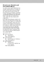 Preview for 39 page of Crivit 100266630 Instructions For Use Manual