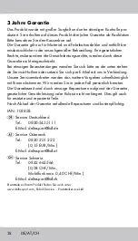 Preview for 38 page of Crivit 103858 Instructions For Use Manual