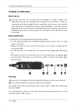 Preview for 44 page of Crivit 103862 User Manual And Service Information