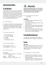 Preview for 5 page of Crivit 104155 Operation And Safety Notes