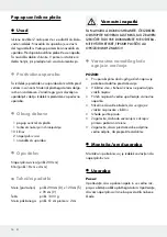 Preview for 14 page of Crivit 104155 Operation And Safety Notes