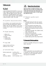 Preview for 18 page of Crivit 104155 Operation And Safety Notes