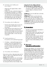 Preview for 25 page of Crivit 104155 Operation And Safety Notes