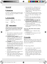 Preview for 3 page of Crivit 104624 Assembly And Safety Advice