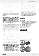 Preview for 19 page of Crivit 106627 Operation And Safety Notes