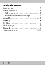 Preview for 2 page of Crivit 109976 Assembly Instructions Manual