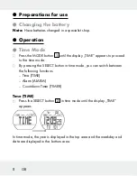 Preview for 8 page of Crivit 110778 Operation And Safety Notes