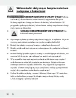 Предварительный просмотр 30 страницы Crivit 110778 Operation And Safety Notes