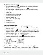 Preview for 112 page of Crivit 110778 Operation And Safety Notes