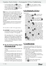 Preview for 10 page of Crivit 273040 Operation And Safety Notes