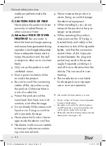 Preview for 16 page of Crivit 273491 Operation And Safety Notes