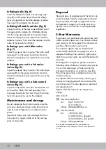 Preview for 10 page of Crivit 273721 Instructions For Use Manual