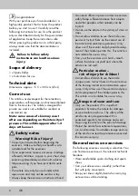 Preview for 4 page of Crivit 273795 Instructions For Use Manual