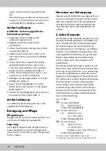 Preview for 16 page of Crivit 273821 Instructions For Use Manual