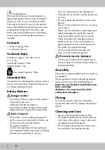 Preview for 4 page of Crivit 273822 Instructions For Use Manual