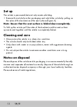 Preview for 12 page of Crivit 273846 Instructions For Use Manual