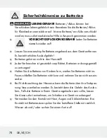 Preview for 78 page of Crivit 275275 Operation And Safety Notes