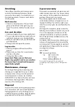 Preview for 33 page of Crivit 277807 Instructions For Use Manual