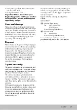 Preview for 37 page of Crivit 279807 Instructions For Use Manual