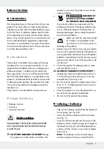 Предварительный просмотр 5 страницы Crivit 280075 Operation And Safety Notes