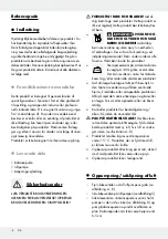 Предварительный просмотр 8 страницы Crivit 280075 Operation And Safety Notes