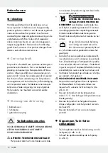 Предварительный просмотр 14 страницы Crivit 280075 Operation And Safety Notes