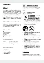 Preview for 14 page of Crivit 281142 Operation And Safety Notes