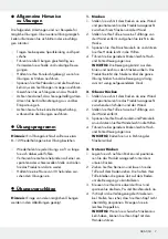 Предварительный просмотр 7 страницы Crivit 282674 Operation And Safety Notes