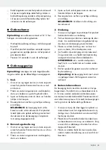 Предварительный просмотр 23 страницы Crivit 282674 Operation And Safety Notes