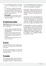 Предварительный просмотр 25 страницы Crivit 282674 Operation And Safety Notes