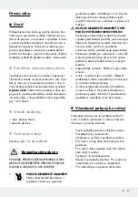 Предварительный просмотр 27 страницы Crivit 282674 Operation And Safety Notes