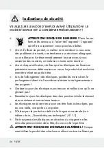 Предварительный просмотр 26 страницы Crivit 285684 Operation And Safety Notes