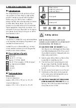 Preview for 6 page of Crivit 292637 Assembly And Safety Advice