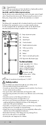 Предварительный просмотр 2 страницы Crivit 292772 Instructions For Use Manual