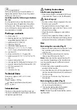 Preview for 4 page of Crivit 292850 Instructions For Use Manual