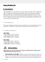 Предварительный просмотр 24 страницы Crivit 292878 Operation And Safety Notes